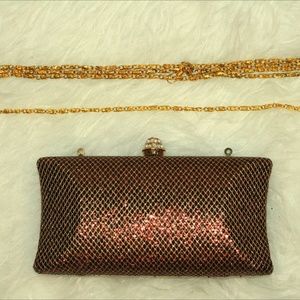 Bebe Bronze Clutch